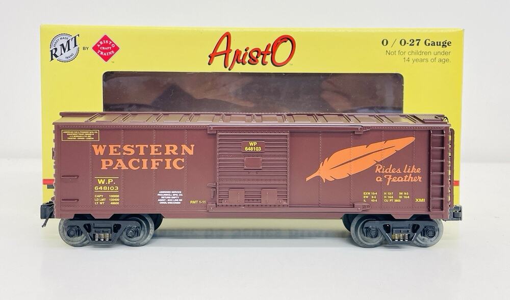 RMT Western Pacific Box Car #648103 w/ BEEPeople Figure 96422B New